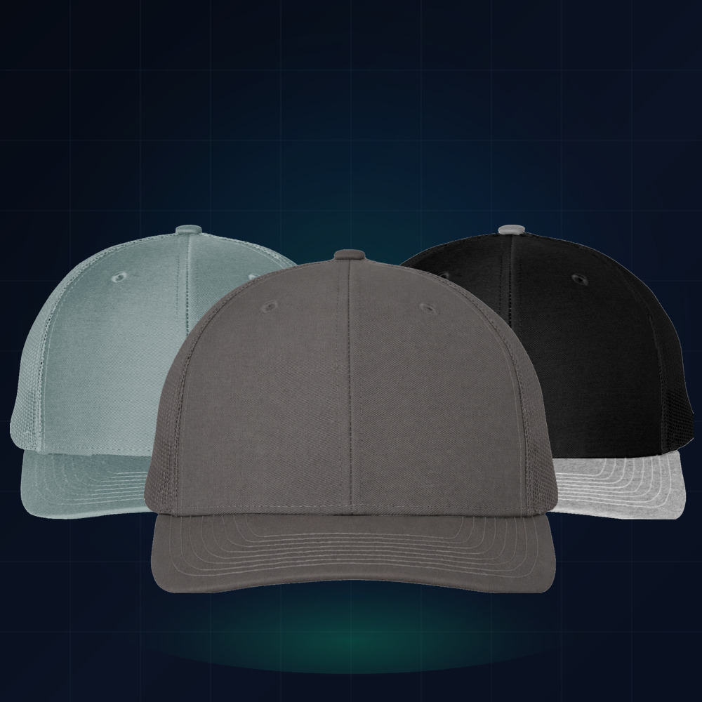 Custom Embroidered Hats & Caps (12 Embroidered Caps (Front Logo Embroidery))