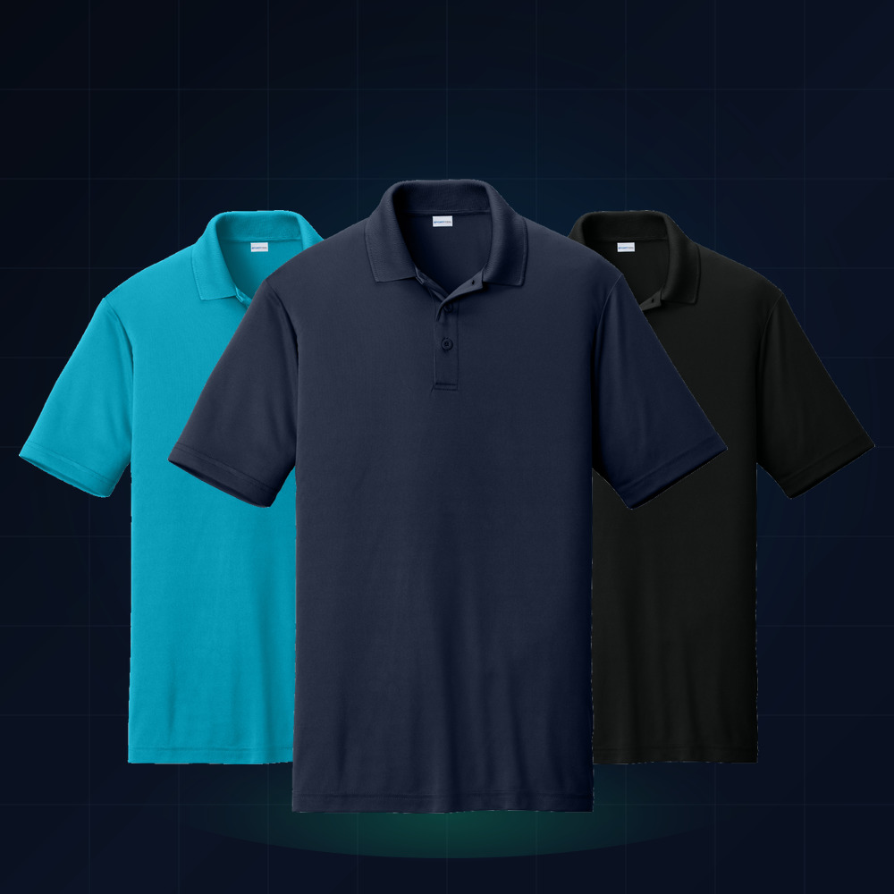 Custom Staff Embroidered Polos (6 Polos (Mix S–3XL • Left-Chest Embroidery))